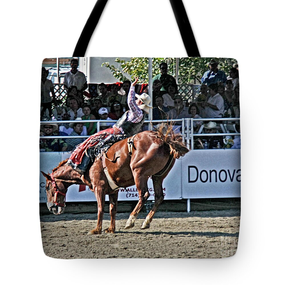 Rodeo Tote Bag featuring the photograph Rodeo 1 by Tom Griffithe