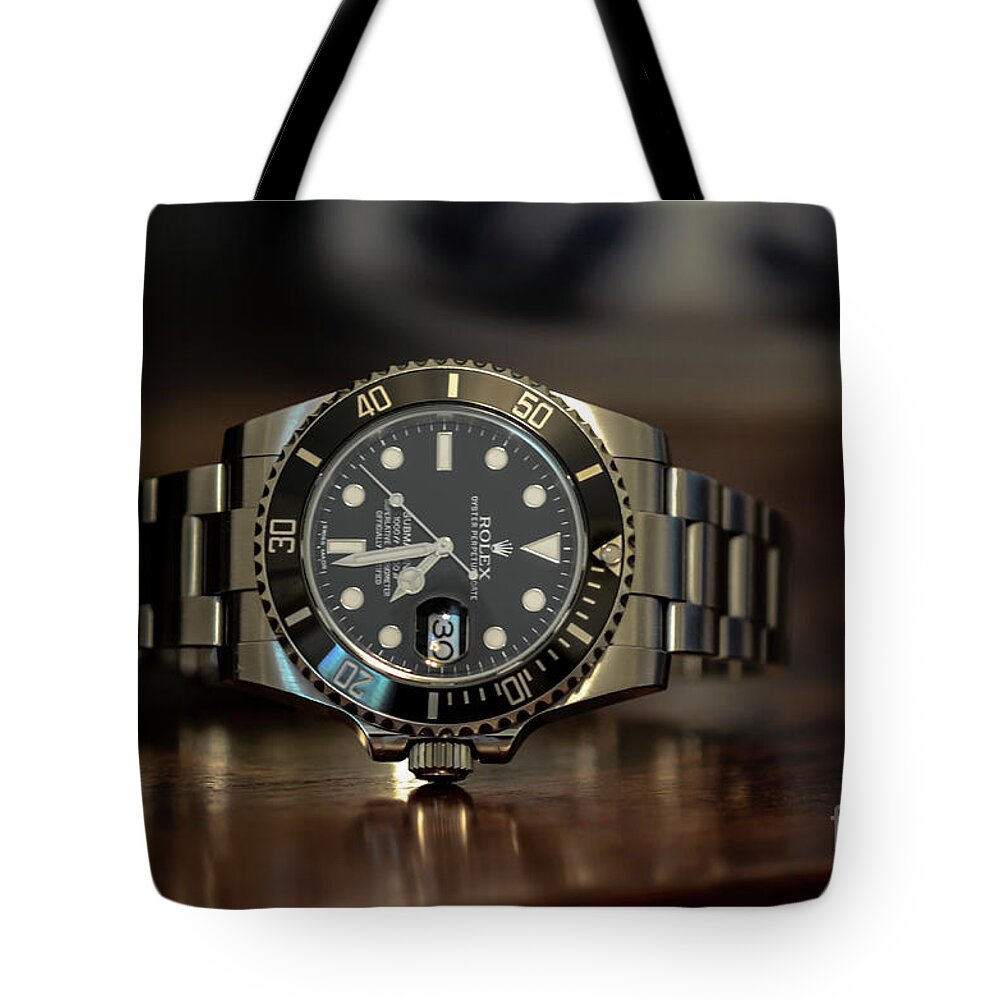 Submariner Tote Bag featuring the photograph Swiss Made by Dale Powell