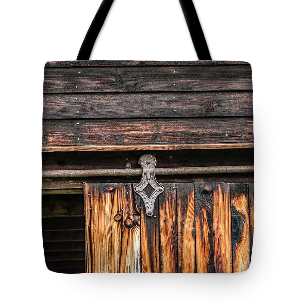 Barn Tote Bag featuring the photograph Rollers and Rails by Pamela Taylor