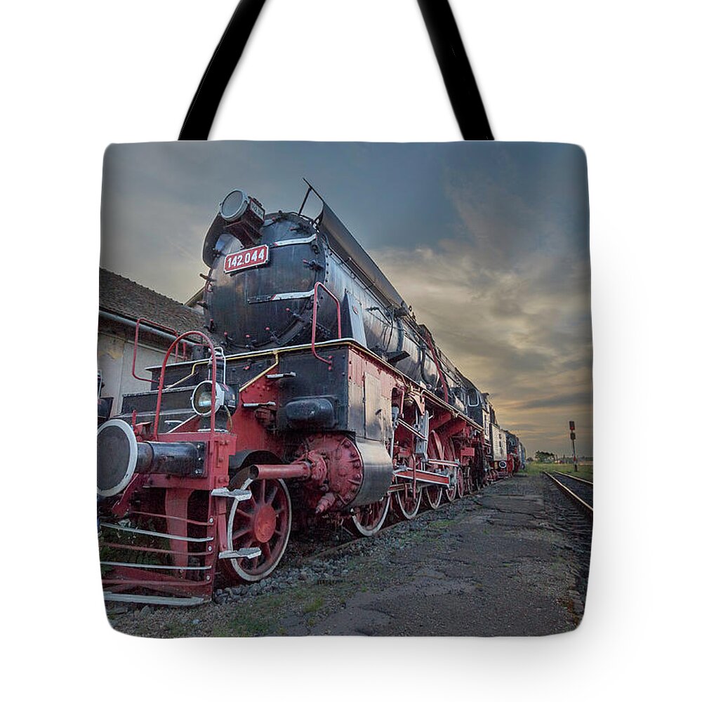 Romania Tote Bag featuring the photograph No More Steam by Rick Deacon