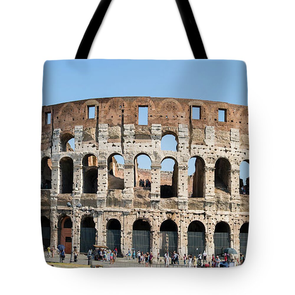 Cruise1109 Tote Bag featuring the photograph Rome's Colosseum by Richard Henne