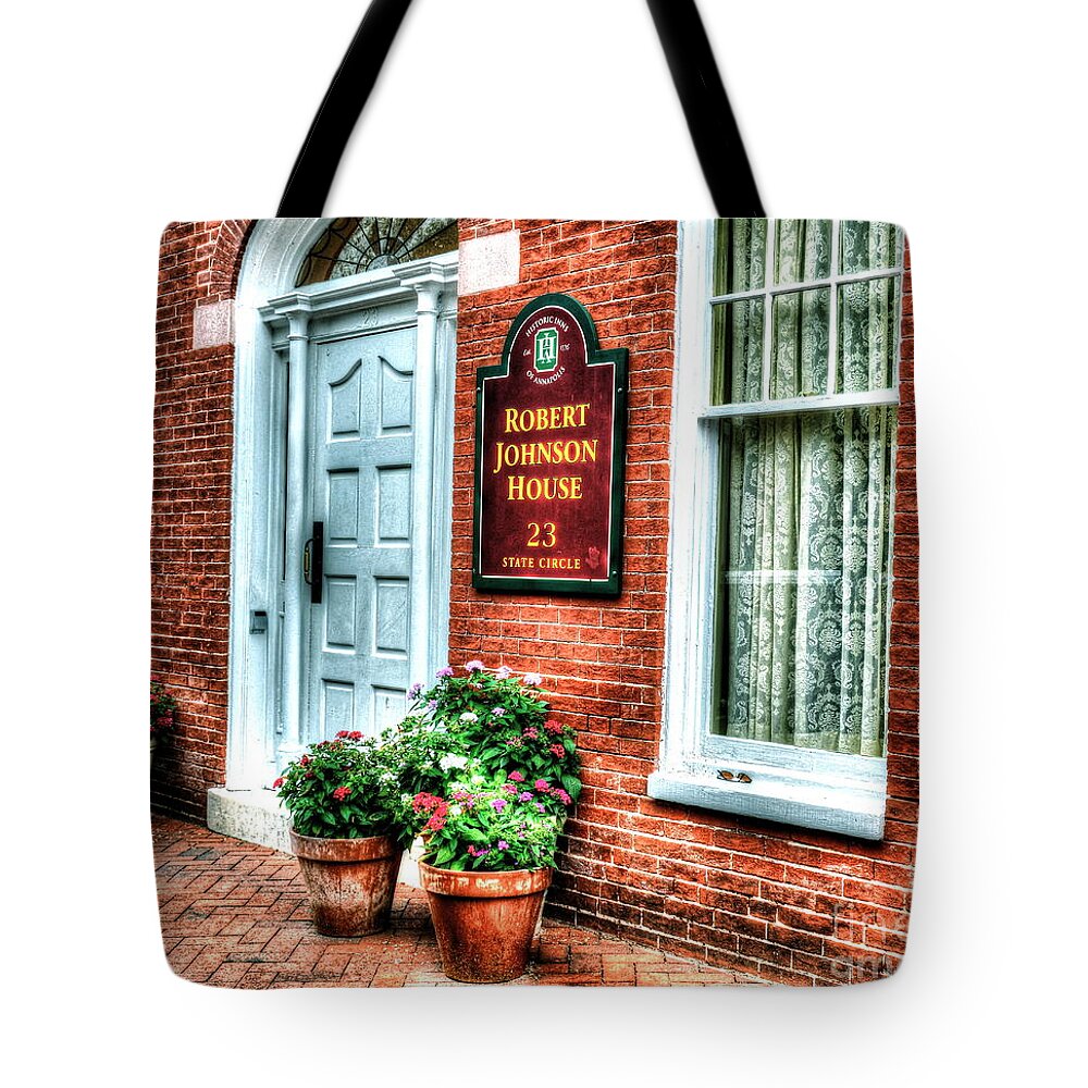 Annapolis Tote Bag featuring the photograph Room at the Inn by Debbi Granruth
