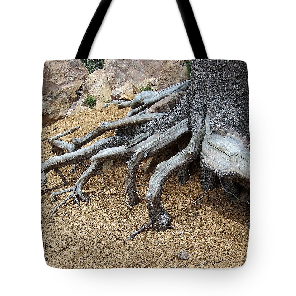 Digital Art Tote Bag featuring the digital art Roots by Ernest Echols