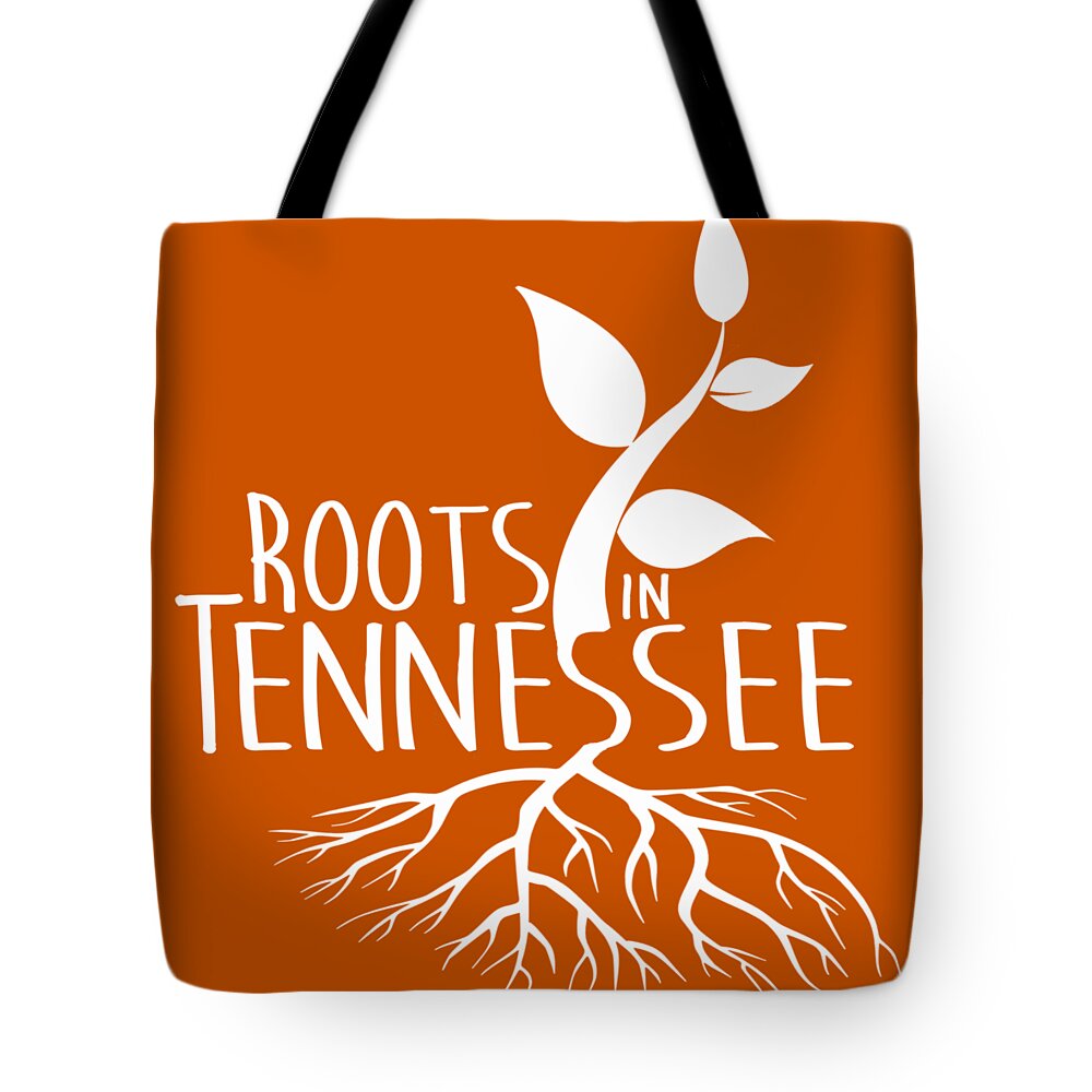Roots In Tennessee Tote Bag featuring the digital art Roots in Tennessee Seedlin by Heather Applegate
