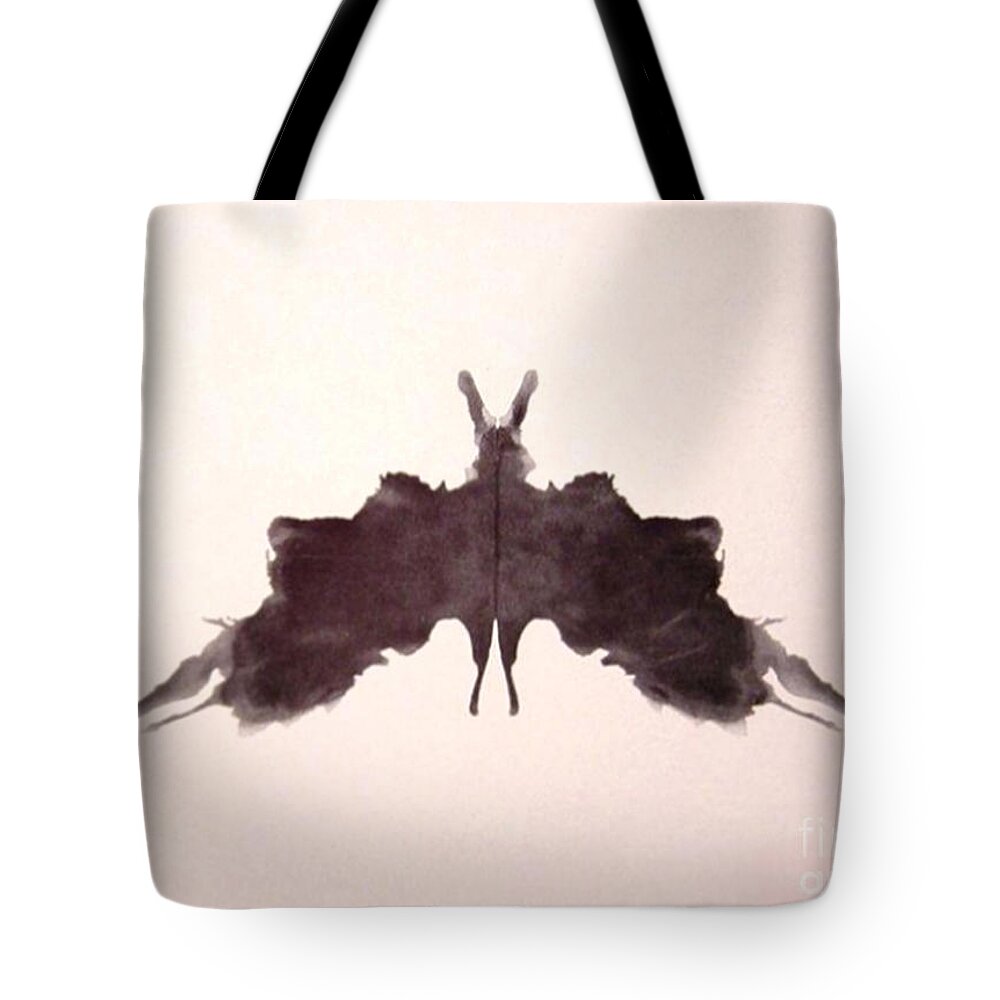 Science Tote Bag featuring the photograph Rorschach Test Card No. 5 by Science Source