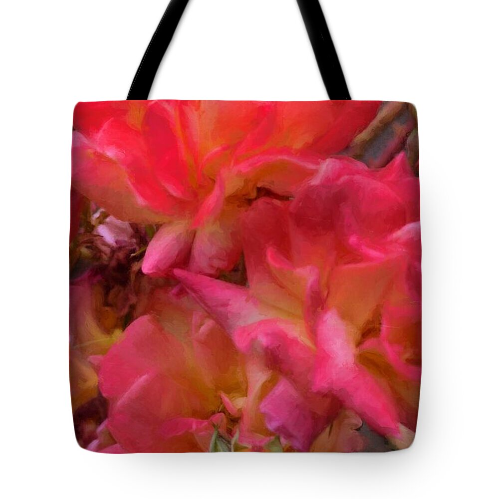 Floral Tote Bag featuring the photograph Rose 343 by Pamela Cooper