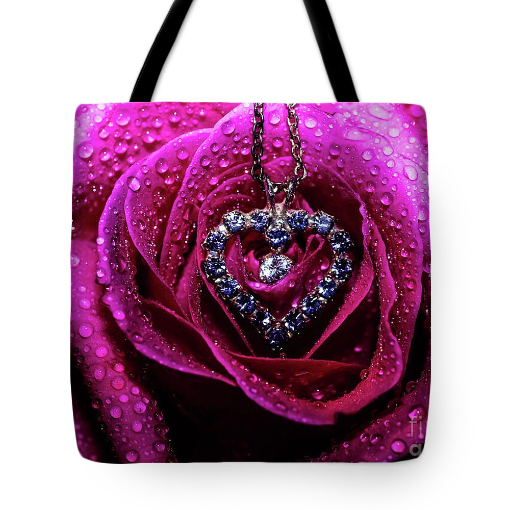 Rose Tote Bag featuring the photograph Rose and Hart by Gerald Kloss