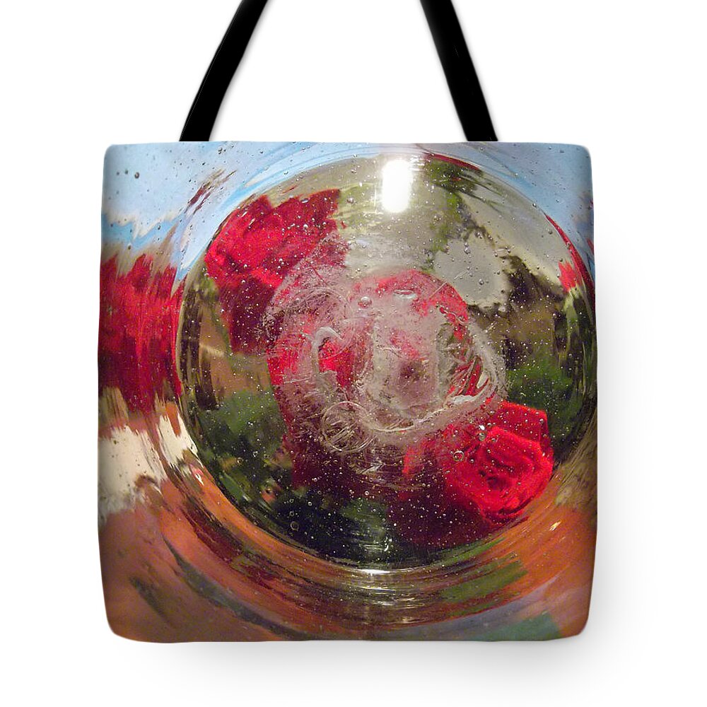 Roses Tote Bag featuring the photograph Rose Colored by Susan Esbensen