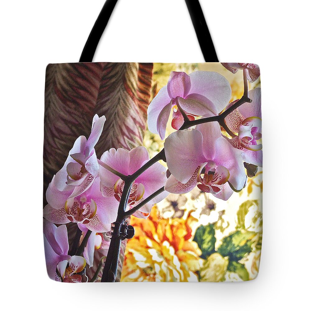 Orchids Tote Bag featuring the photograph Rose Cottage Orchid by Janis Senungetuk