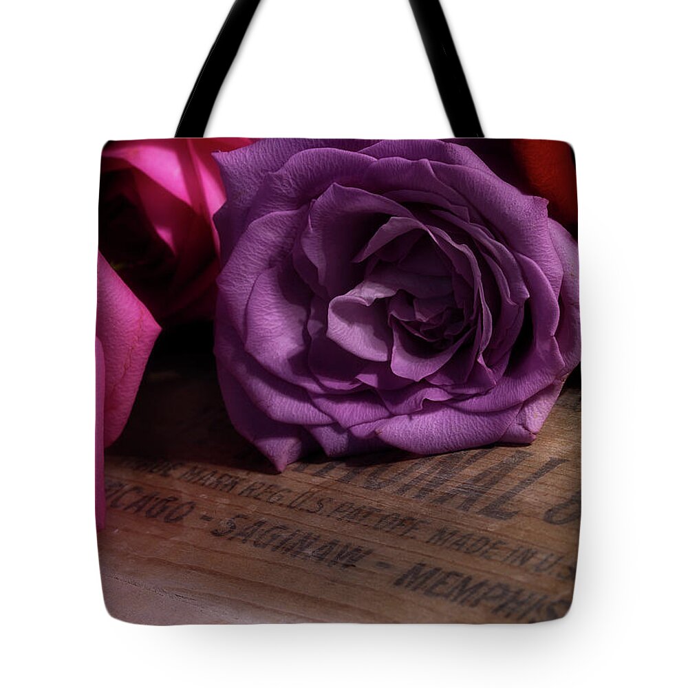 Roses Tote Bag featuring the photograph Rose Series 2 by Mike Eingle