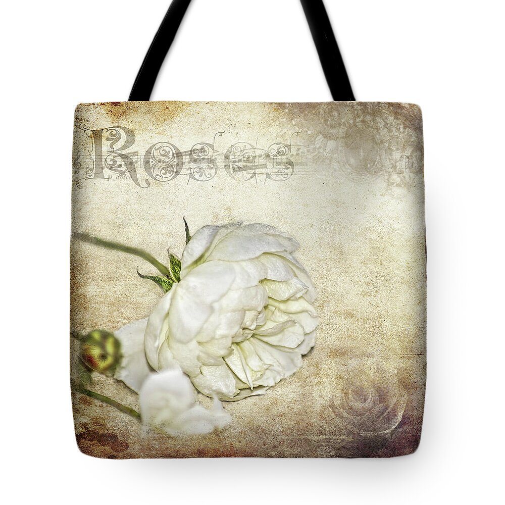 Eureka Springs Tote Bag featuring the photograph Roses by Carolyn Marshall