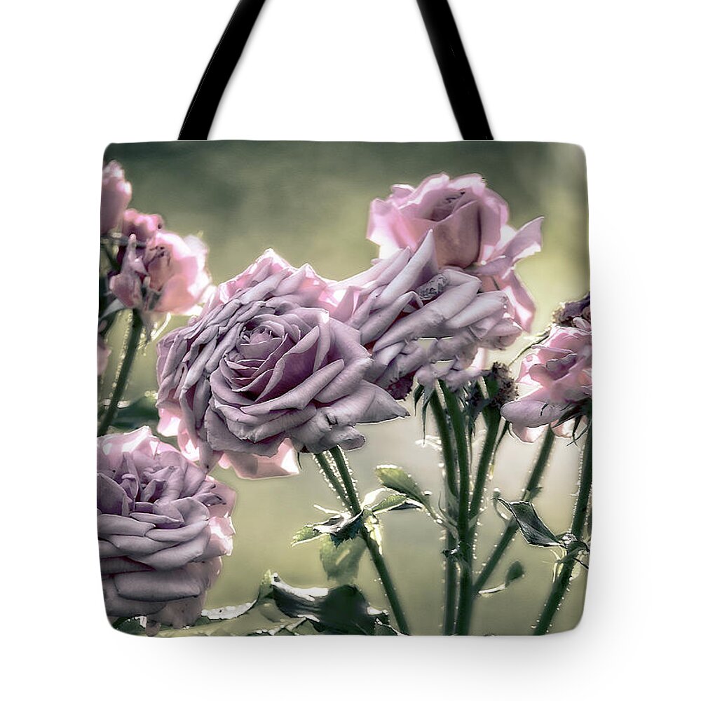 Digital Art Tote Bag featuring the photograph Roses for You by Melinda Dreyer