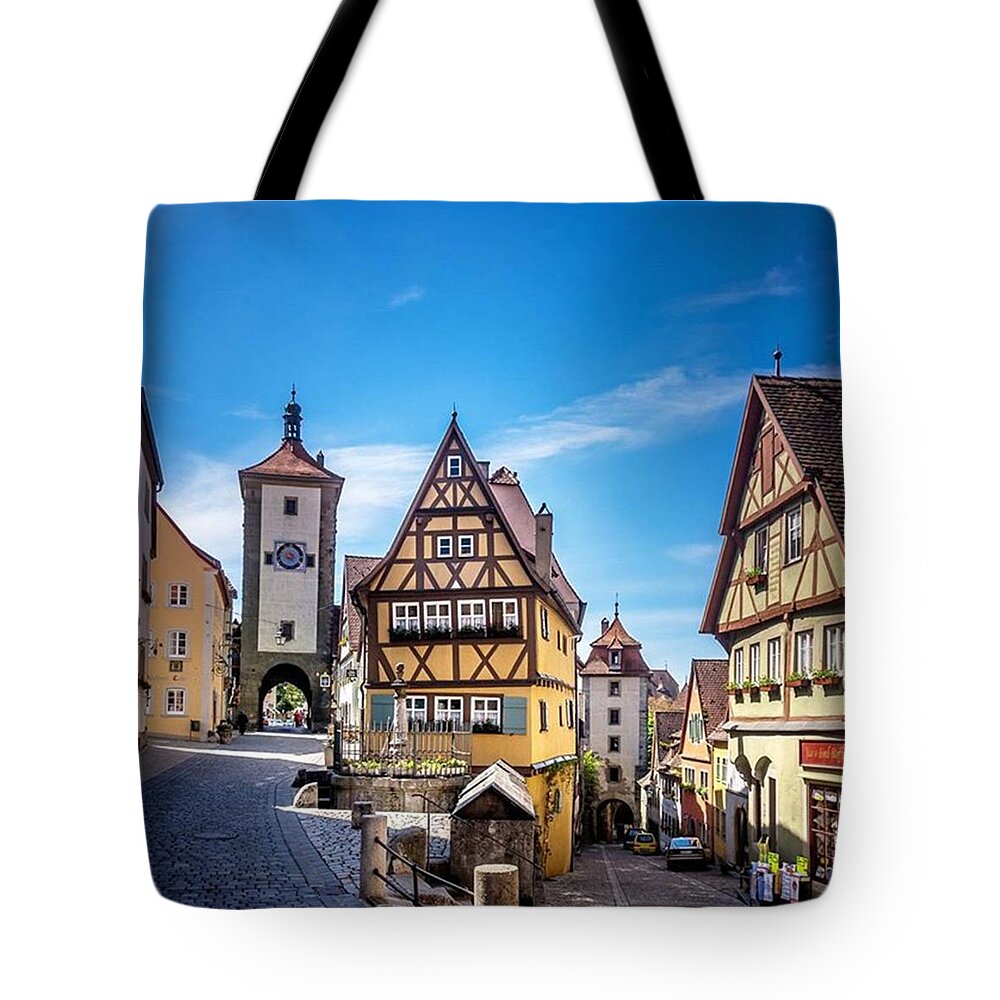  Tote Bag featuring the photograph Rothenberg Ob De Tauber, An Absolutely by Callum Macbeth