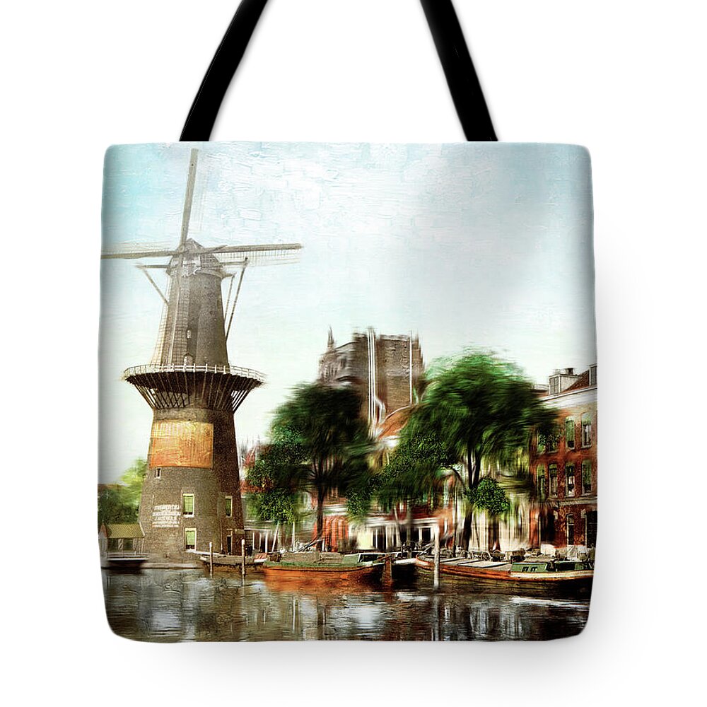 Europe Tote Bag featuring the photograph Rotterdam, Holland - Remastered by Carlos Diaz