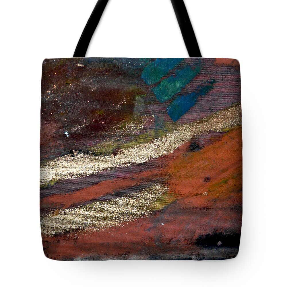 Reflections Tote Bag featuring the painting Rough Passage V by Angela L Walker