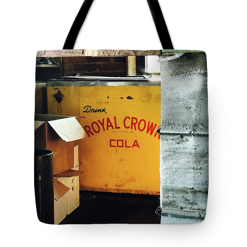 Royal Crown Cola Tote Bag featuring the photograph Royal Crown Cola by Michael Krek