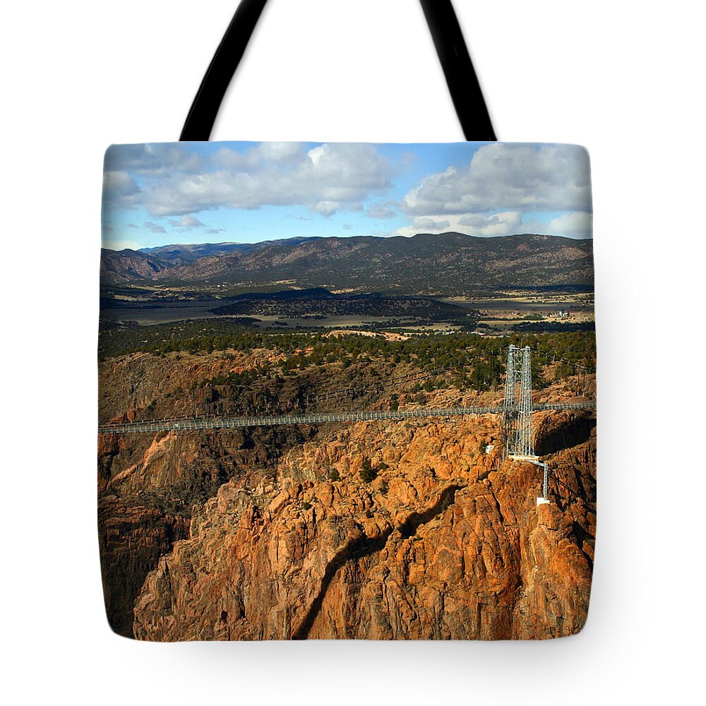Royal Gorge Tote Bag featuring the photograph Royal Gorge by Anthony Jones