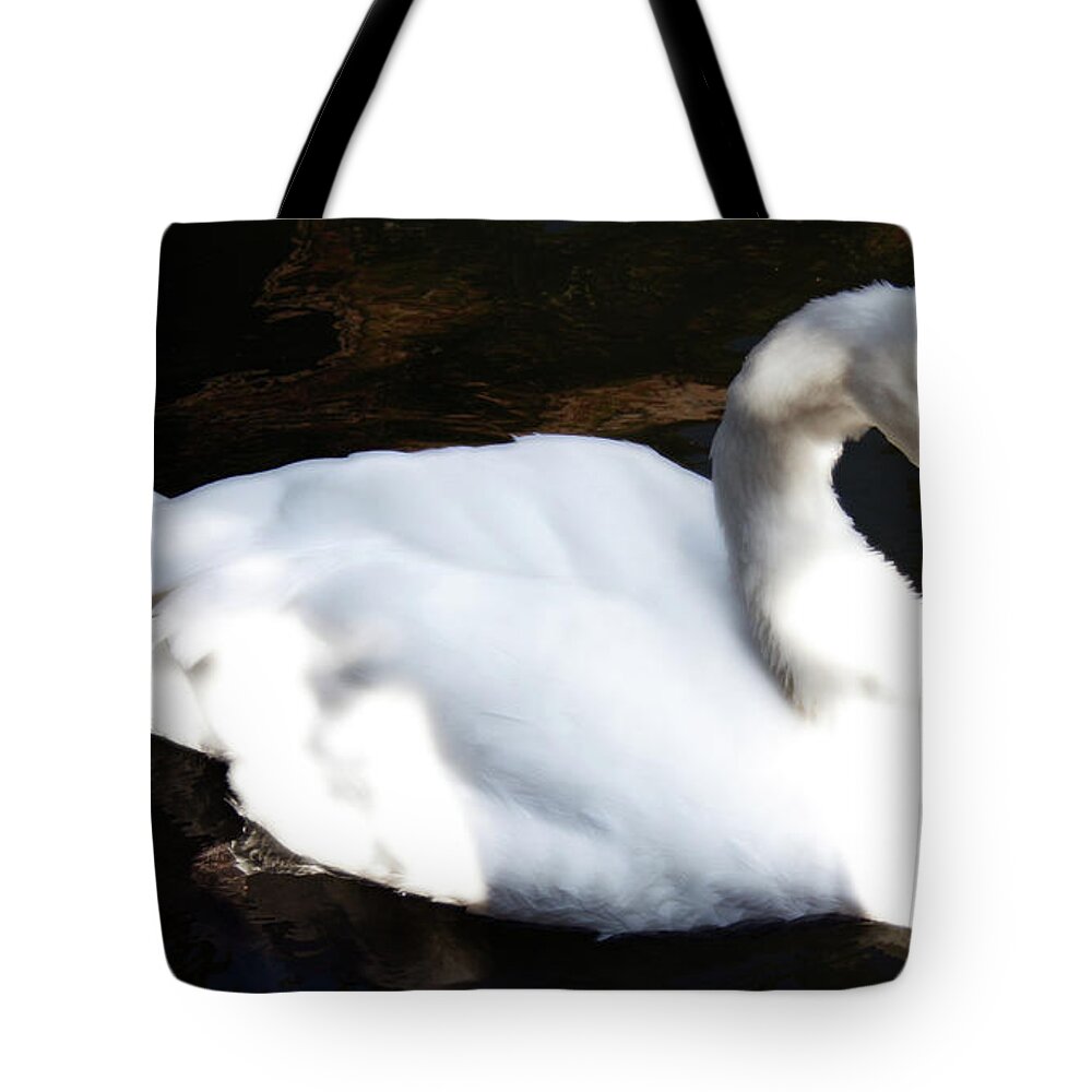 Swan Tote Bag featuring the photograph Royal Swan by La Dolce Vita