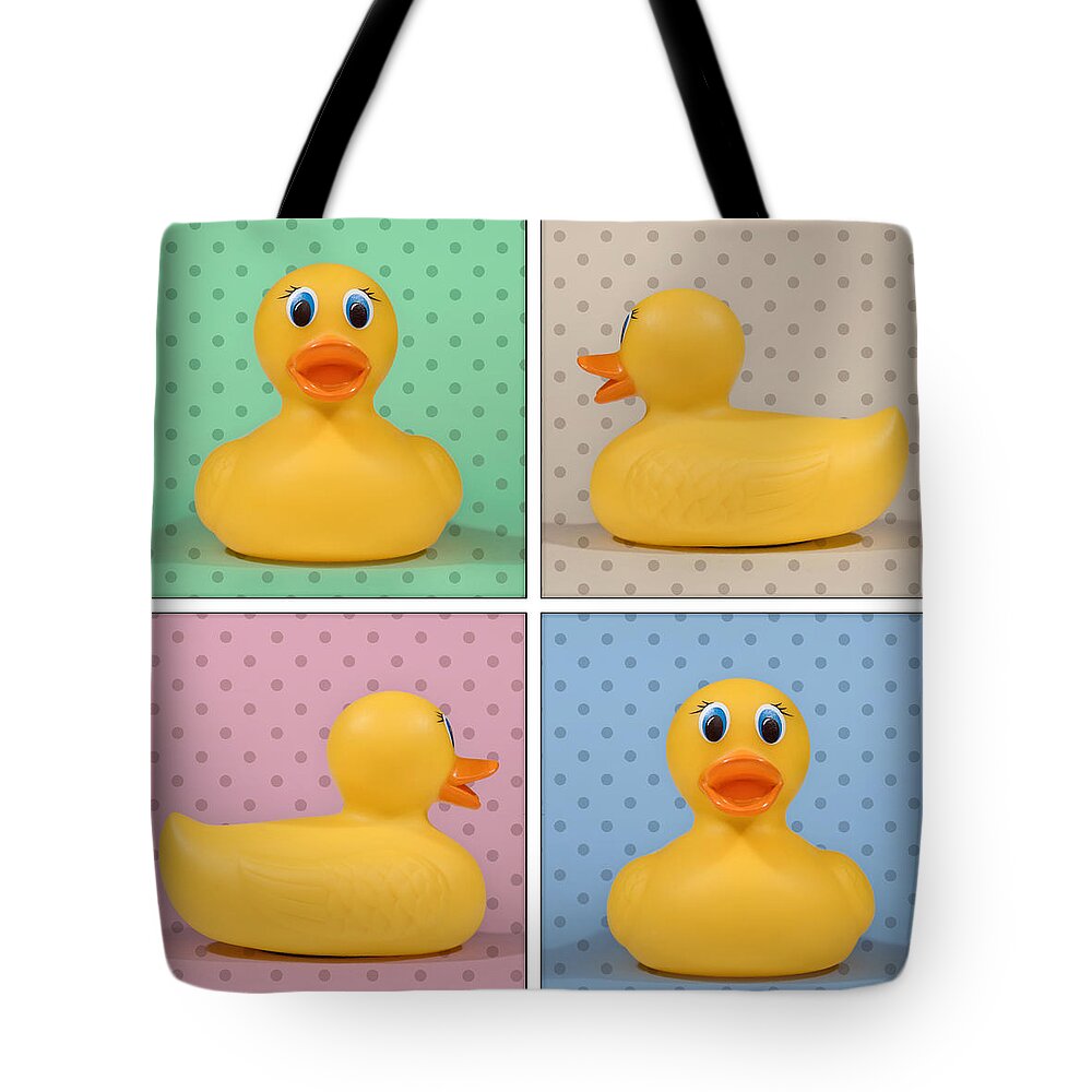 Scott Norris Photography Tote Bag featuring the photograph Rubber Ducky by Scott Norris
