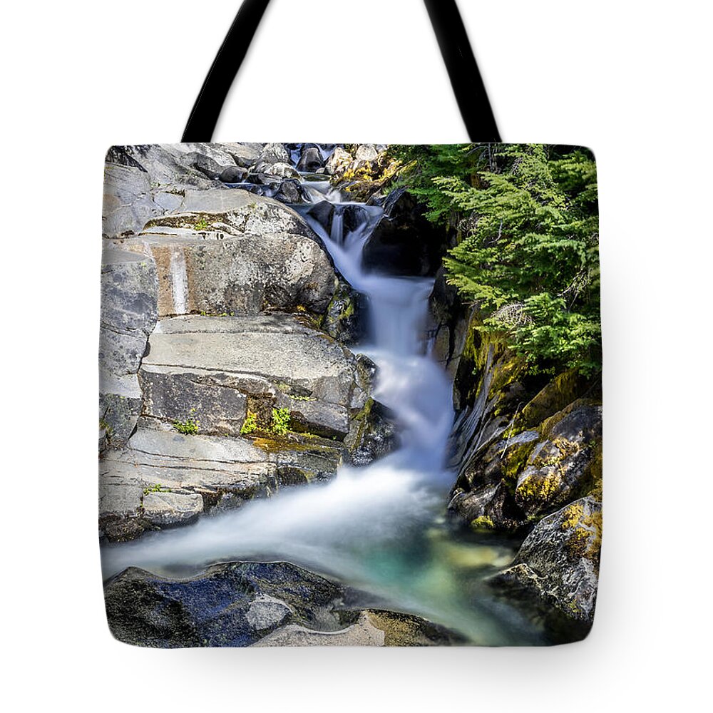 Mt Tote Bag featuring the photograph Ruby Creek MT Rainier by Rob Green
