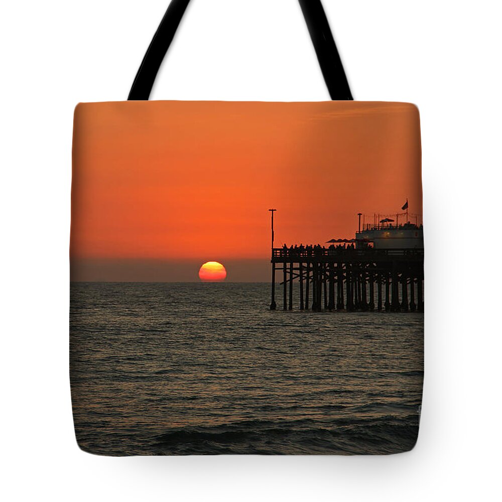 Wall Art Tote Bag featuring the photograph Ruby's Sunset by Kelly Holm