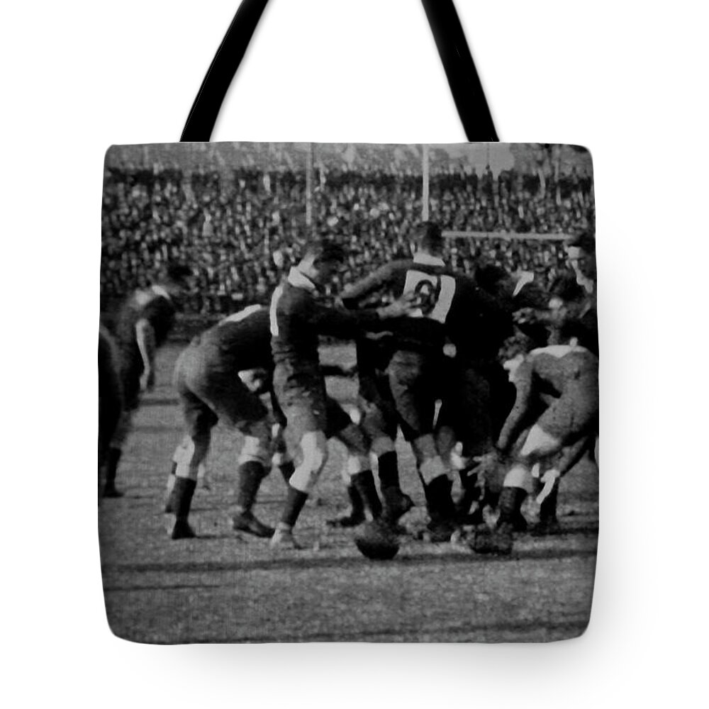 Spirit Of Anzac Tote Bag featuring the photograph Rugby 1901 to 1914 by Miroslava Jurcik
