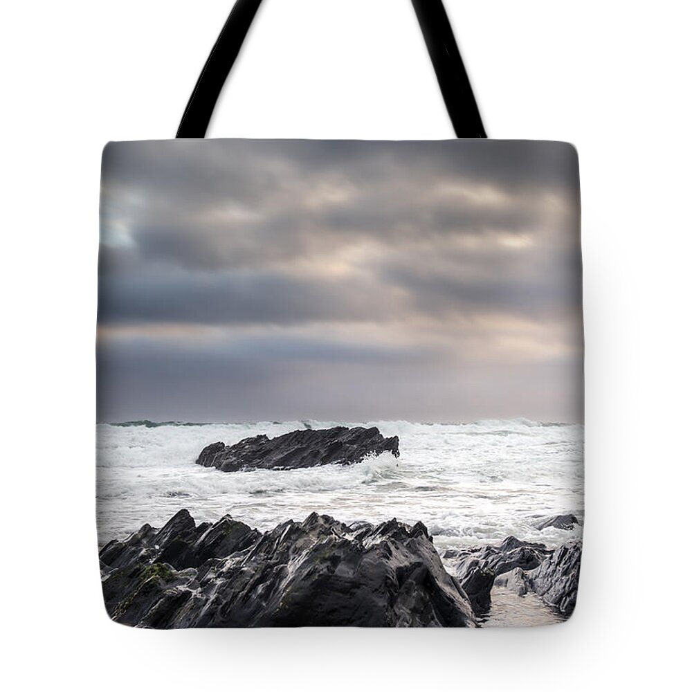 Coast Tote Bag featuring the photograph Rugged Coastline by David Lichtneker