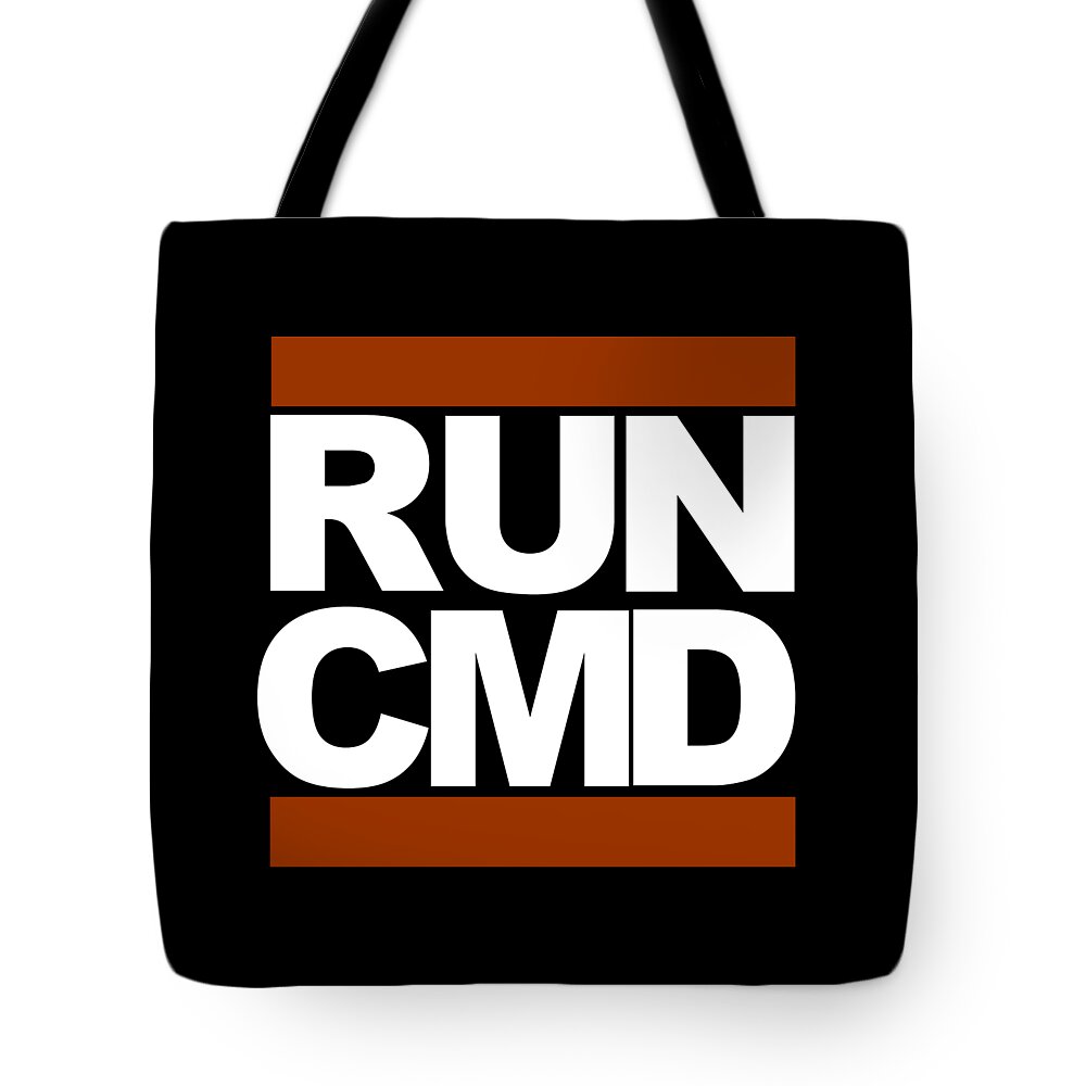 Run Command Tote Bag featuring the photograph Run CMD by Darryl Dalton