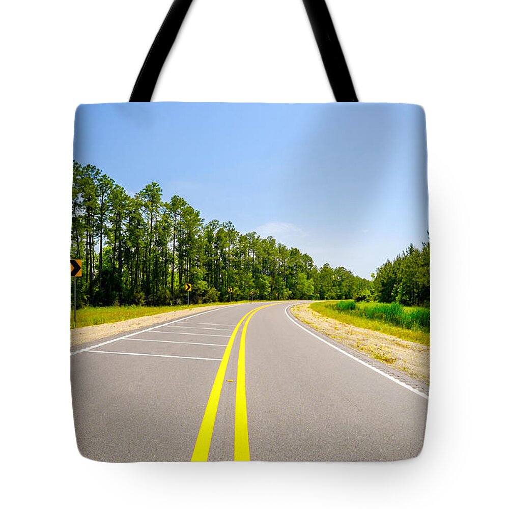 Alabama Tote Bag featuring the photograph Rural Highway by Raul Rodriguez