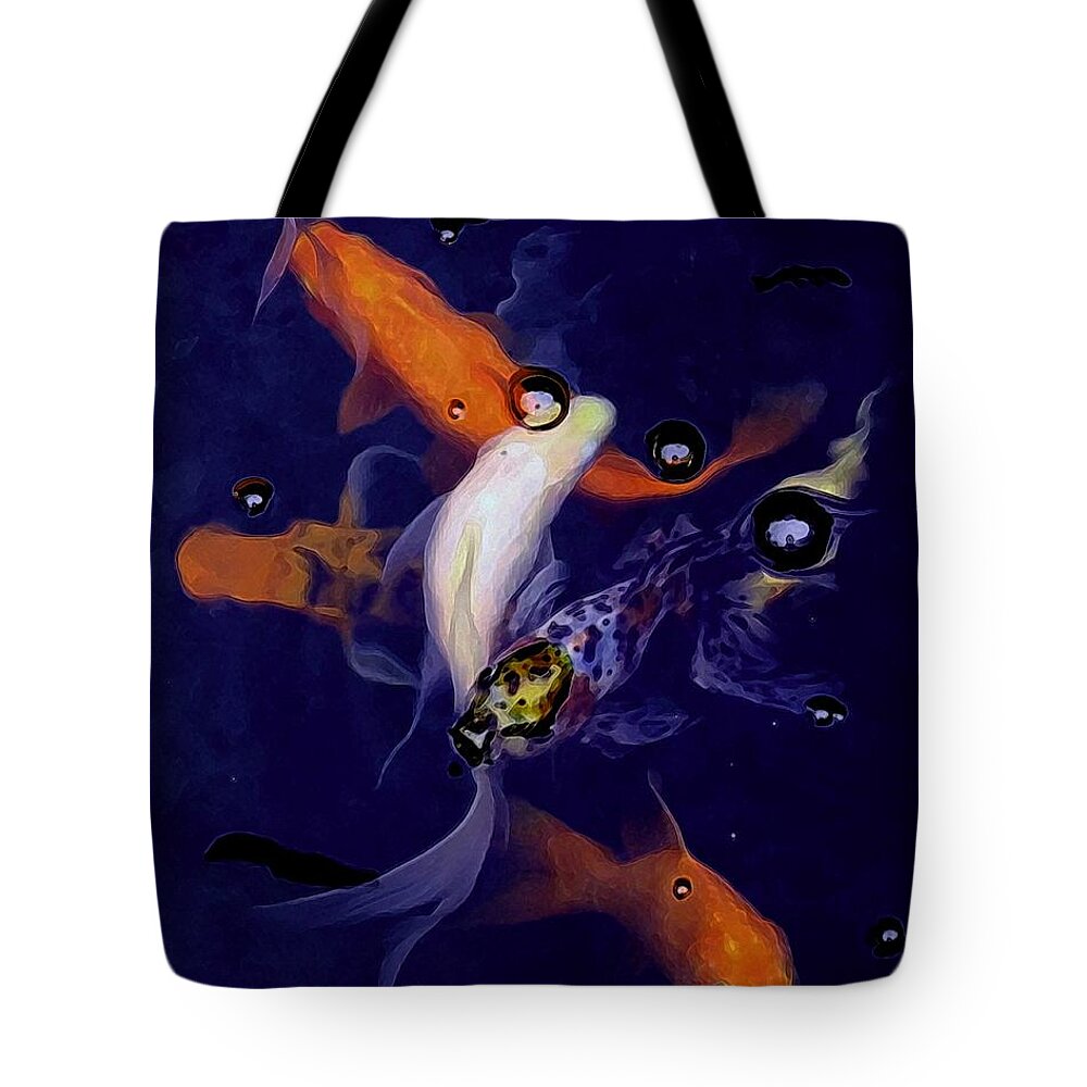 Dale Ford Tote Bag featuring the digital art Rush Hour by Dale  Ford