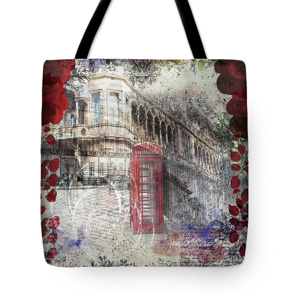 London Tote Bag featuring the photograph Russell Square by Nicky Jameson