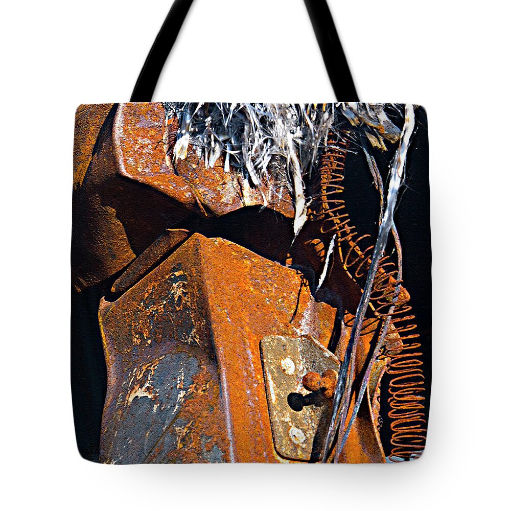 Rust Scapes #9 Tote Bag featuring the photograph Rust Scapes #9 by Jessica Levant