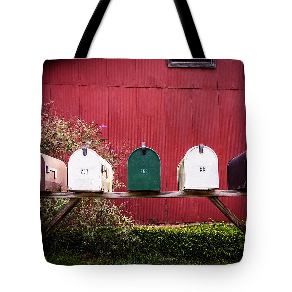 Barn Tote Bag featuring the photograph Rustic Beauty by Parker Cunningham