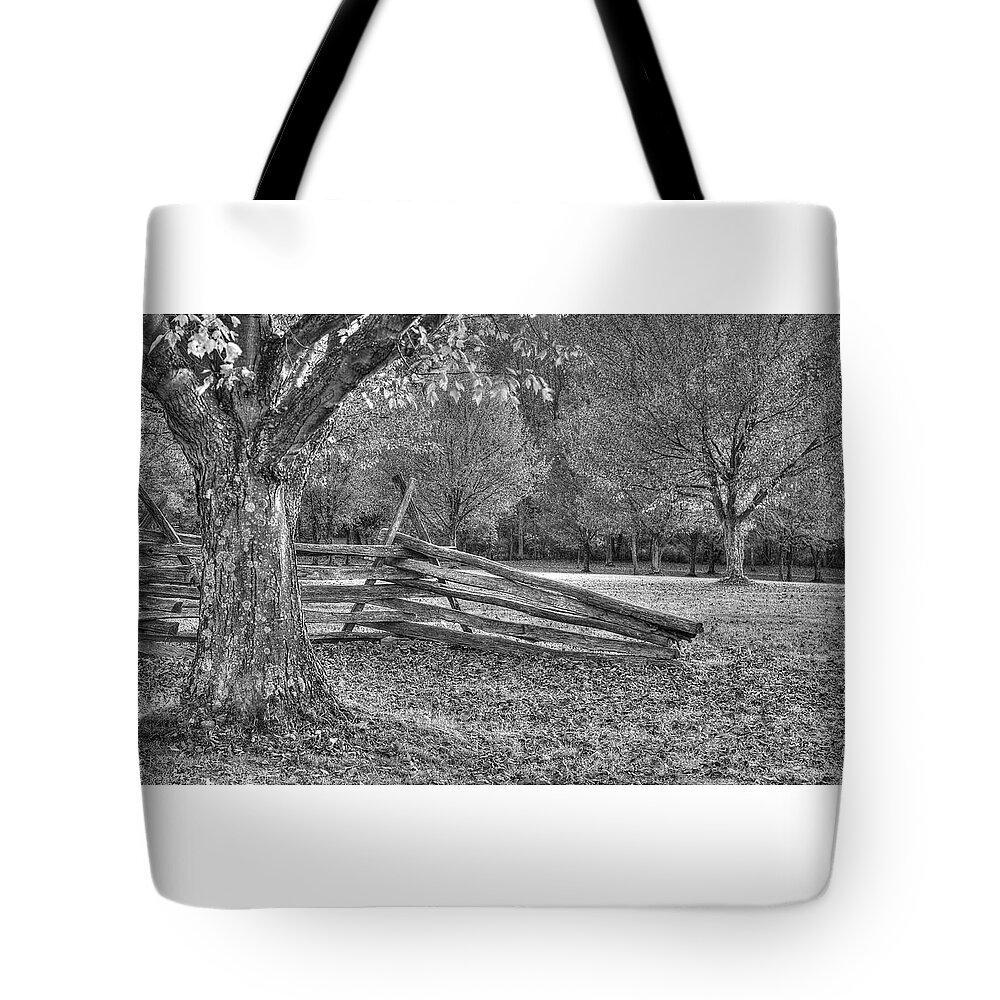 Trees Tote Bag featuring the photograph Rustic by Michael Mazaika