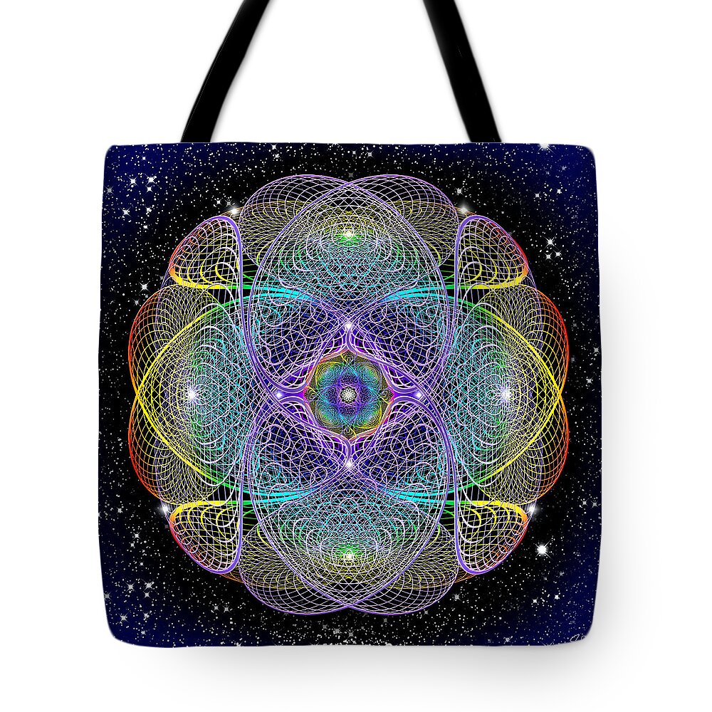 Endre Tote Bag featuring the photograph Sacred Geometry 442 by Endre Balogh