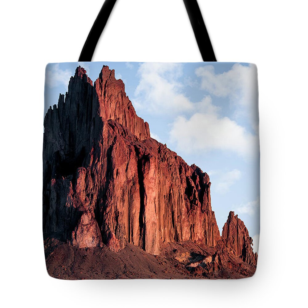 New Mexico Tote Bag featuring the photograph Sacred Glow by Jon Glaser