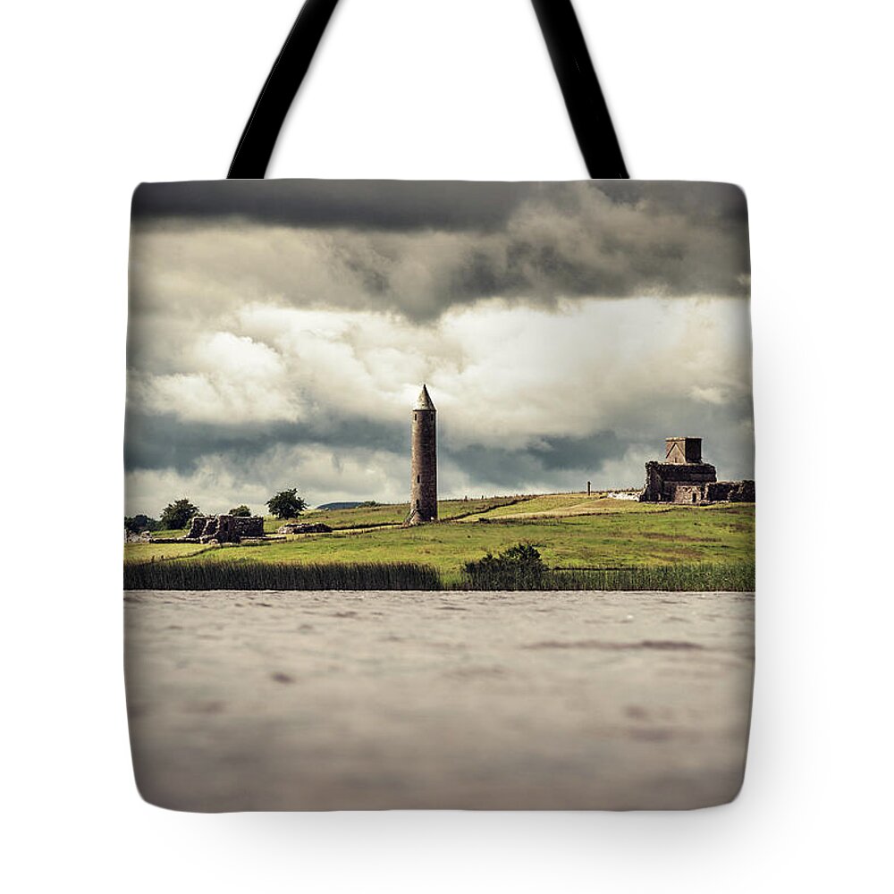 Ireland Tote Bag featuring the photograph Sacred Isle by Martyn Boyd
