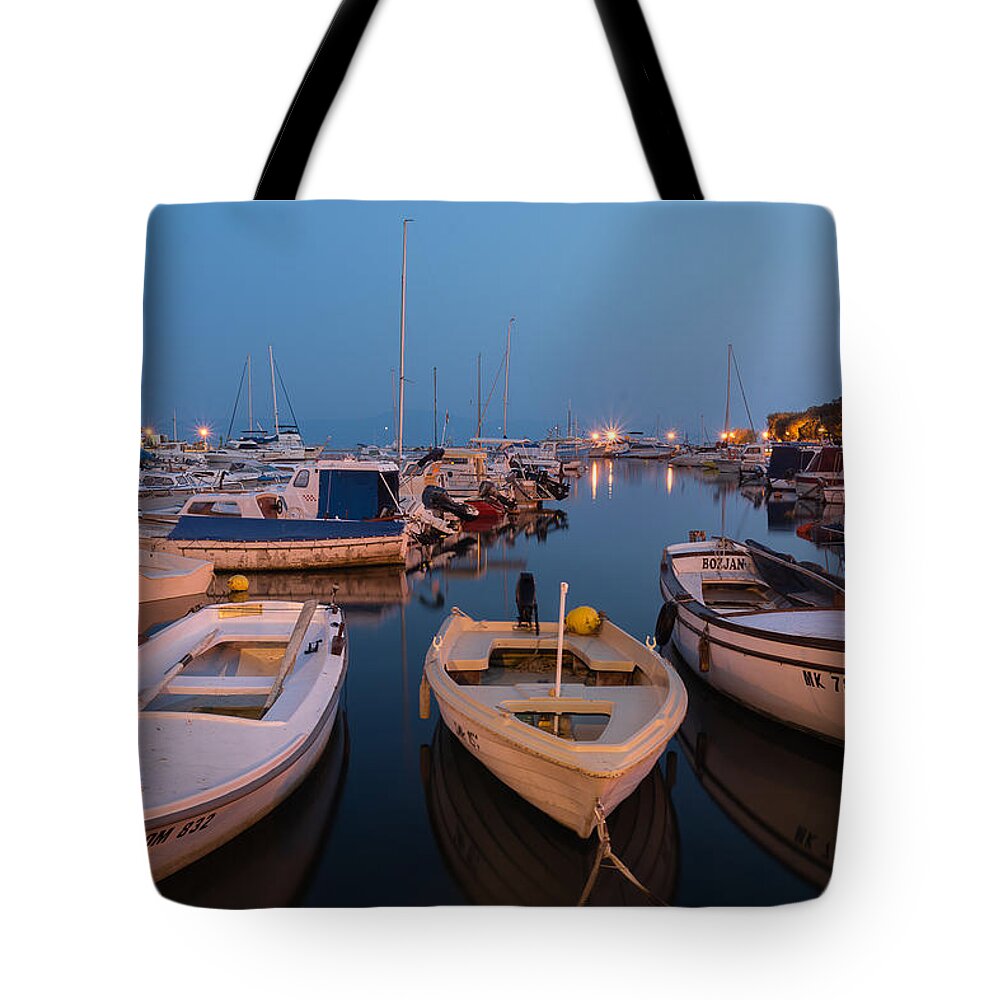 Croatia Tote Bag featuring the photograph Safe harbor by Blaz Gvajc