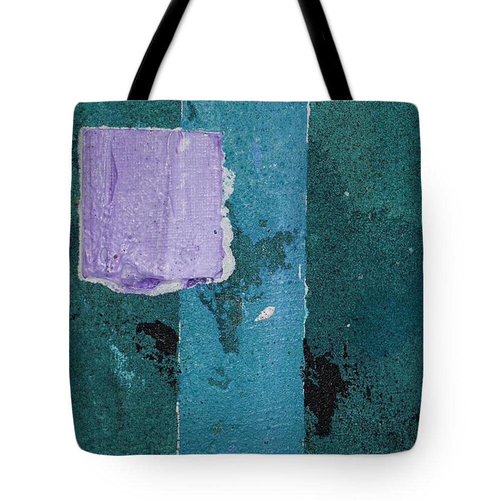 Lyrical Abstract Series Tote Bag featuring the painting SAGA 3b by Eduard Meinema