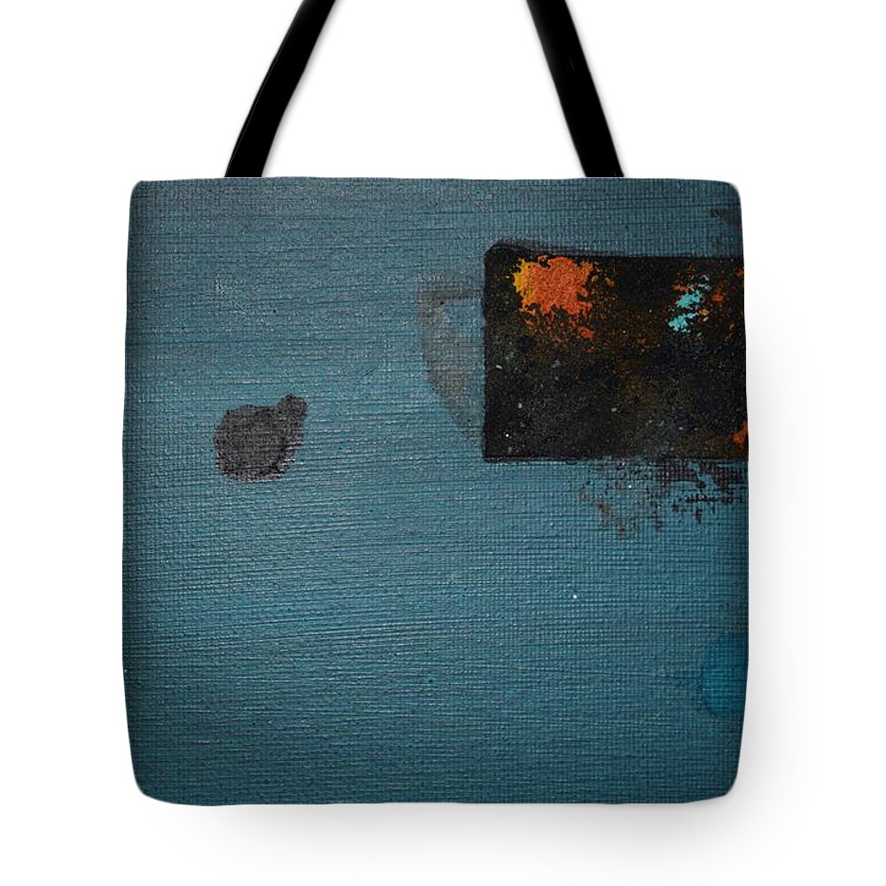 Lyrical Abstract Series Tote Bag featuring the painting SAGA 4b by Eduard Meinema