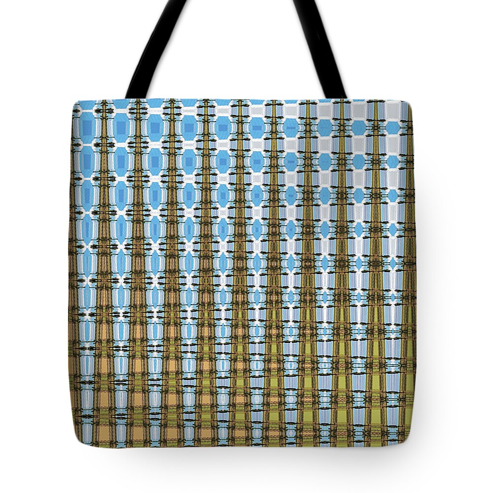 Saguaro Cacti Abstract Tote Bag featuring the photograph Saguaro Cacti Abstract by Tom Janca