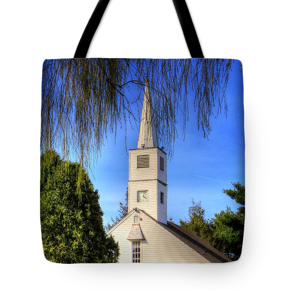 Usa Tote Bag featuring the photograph Saint Mathais Angelican Church by Tom Prendergast