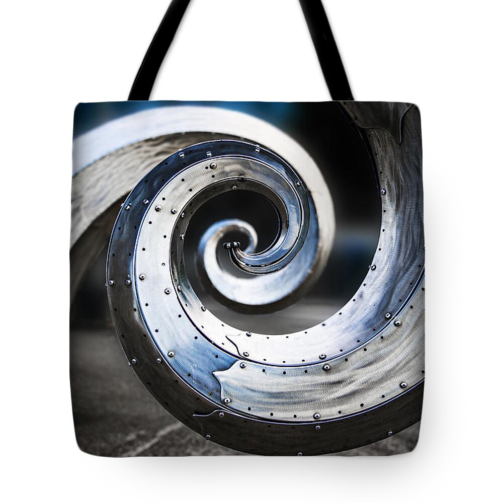 Junk Tote Bag featuring the photograph Salmon Waves by Pelo Blanco Photo