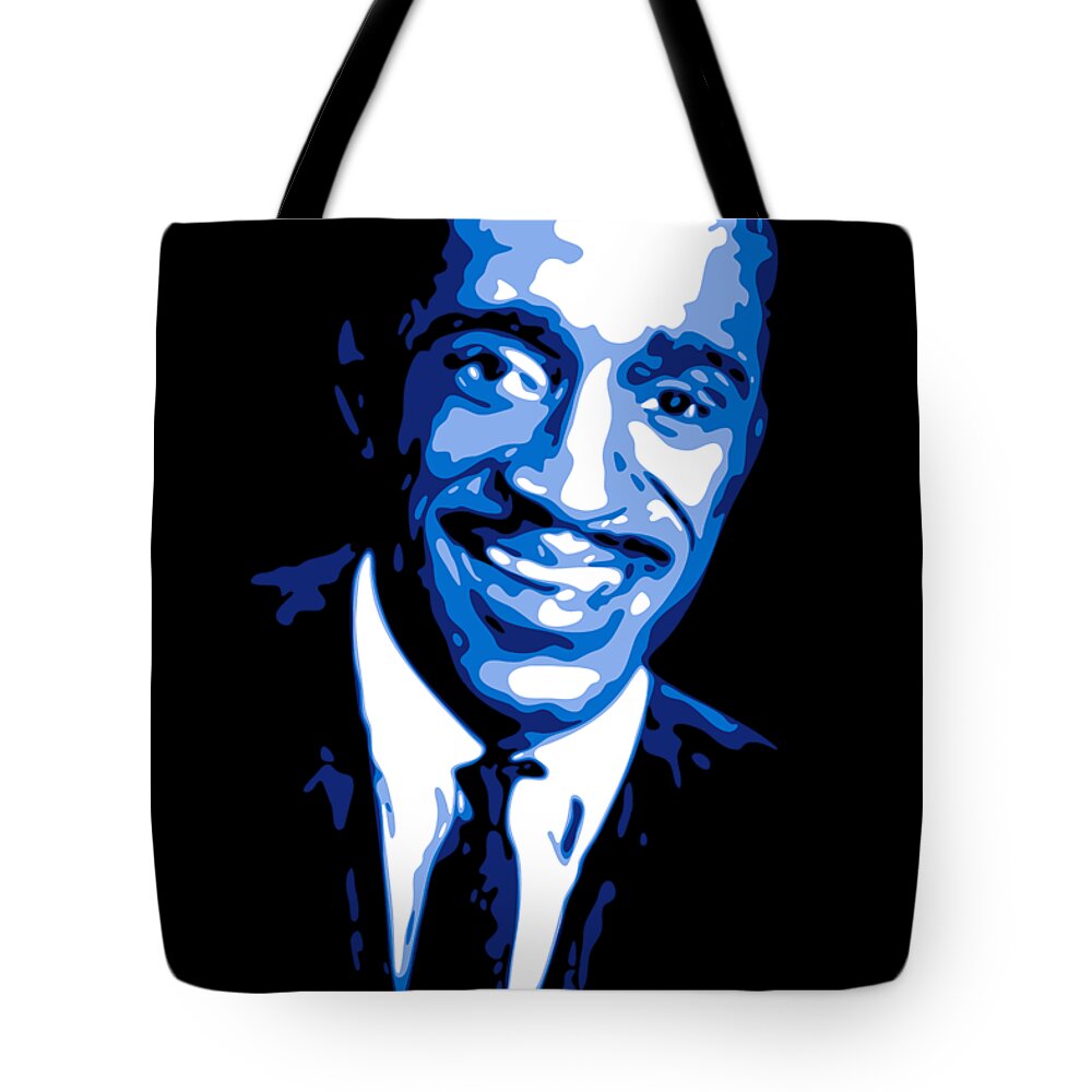 Sammy Davis Jr. Tote Bag featuring the digital art Sammy Davis by DB Artist