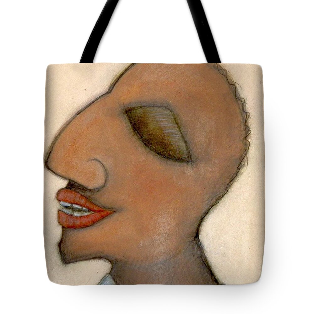 Portraits Tote Bag featuring the painting Samuel J by Michael Sharber