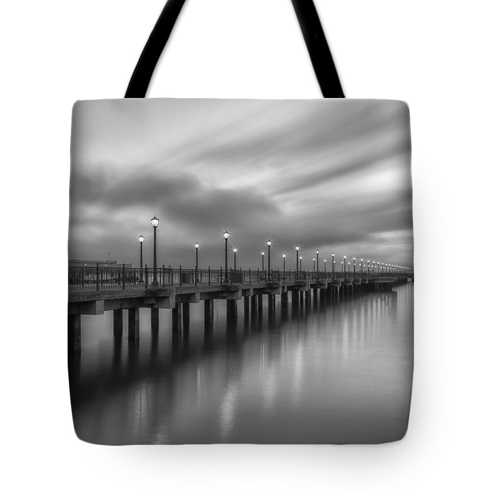 San Francisco Tote Bag featuring the photograph San Francisco Pier by Jonathan Nguyen