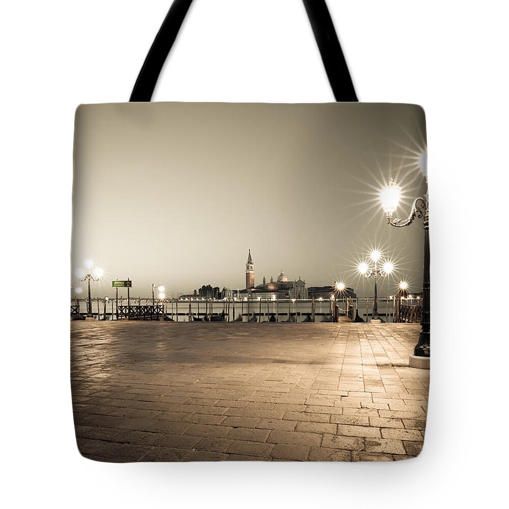 Venice Tote Bag featuring the photograph San Marco Square in Venice by Lev Kaytsner