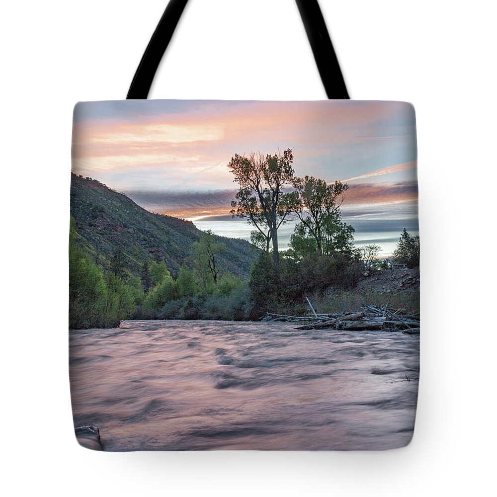  Tote Bag featuring the photograph San Miguel Sunset by Logan Myers