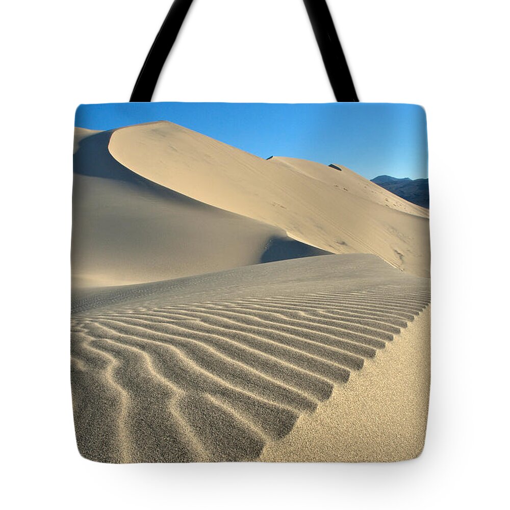 California Tote Bag featuring the photograph Sand Dune Fans by David Andersen