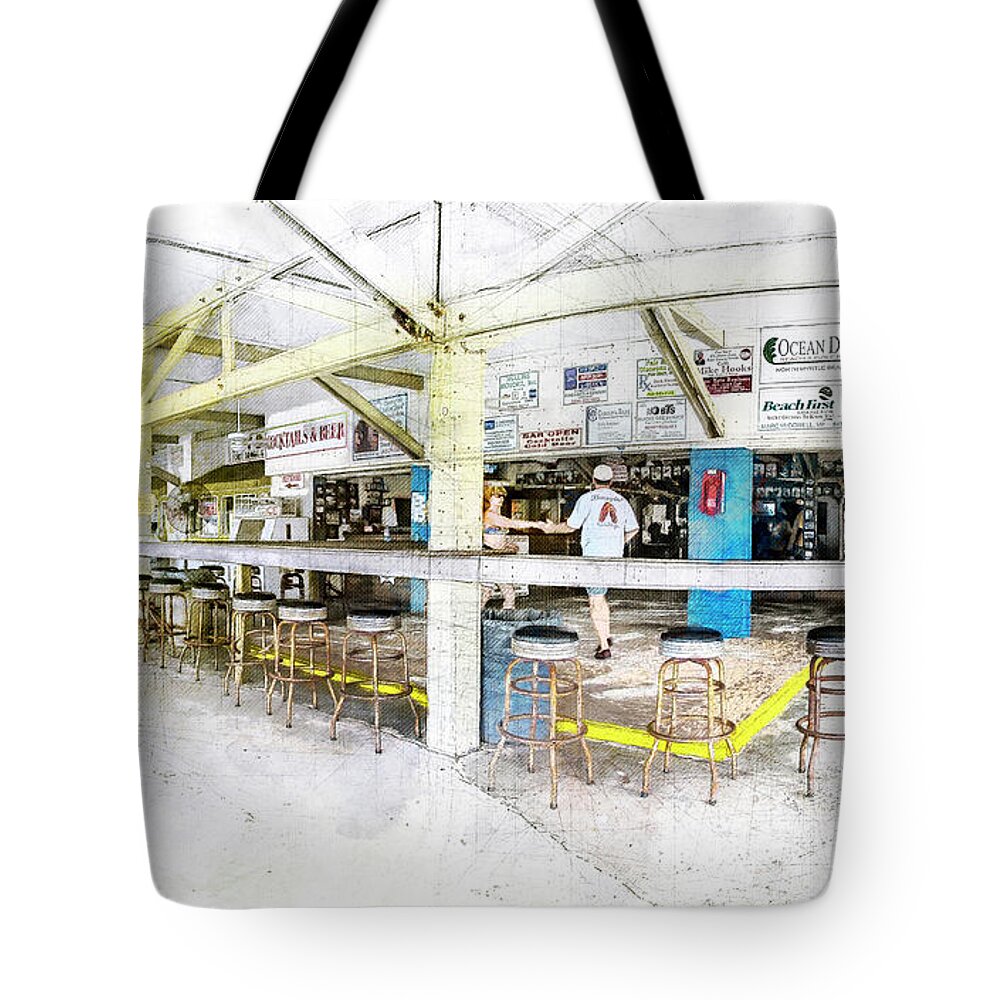 Sand In My Shoes Tote Bag featuring the digital art Sand in my Shoes by David Smith